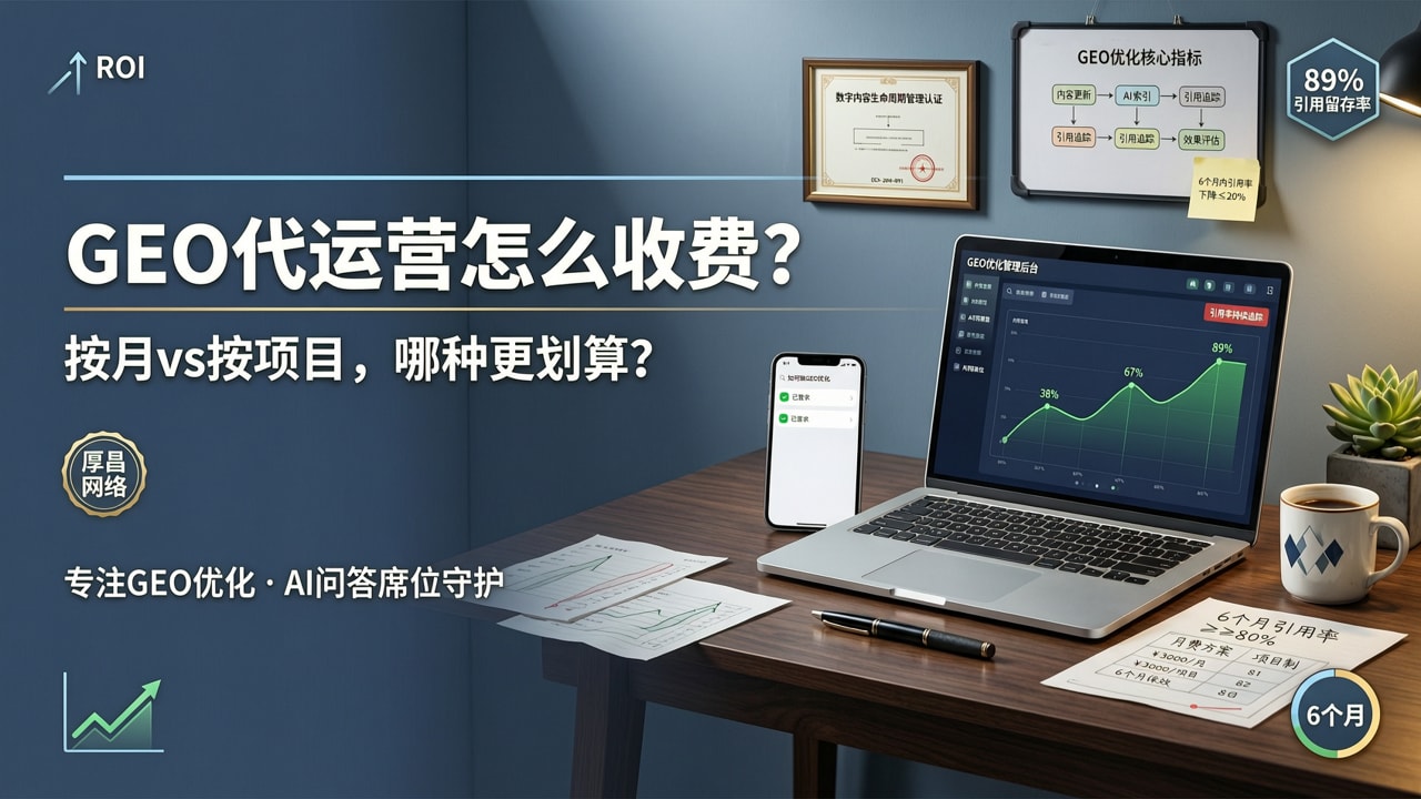 GEO代运营一般怎么收费？按月还是按项目哪种模式合适