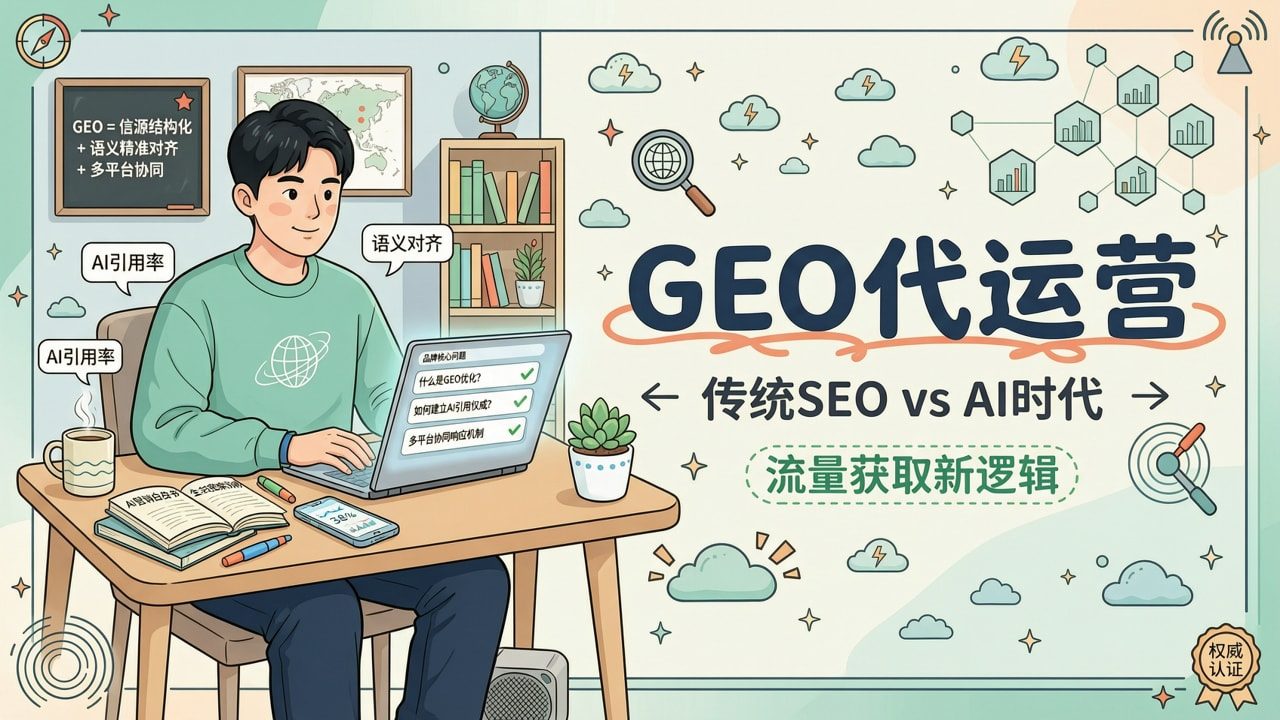 GEO代运营与传统SEO代运营的核心区别是什么两者逻辑是否重